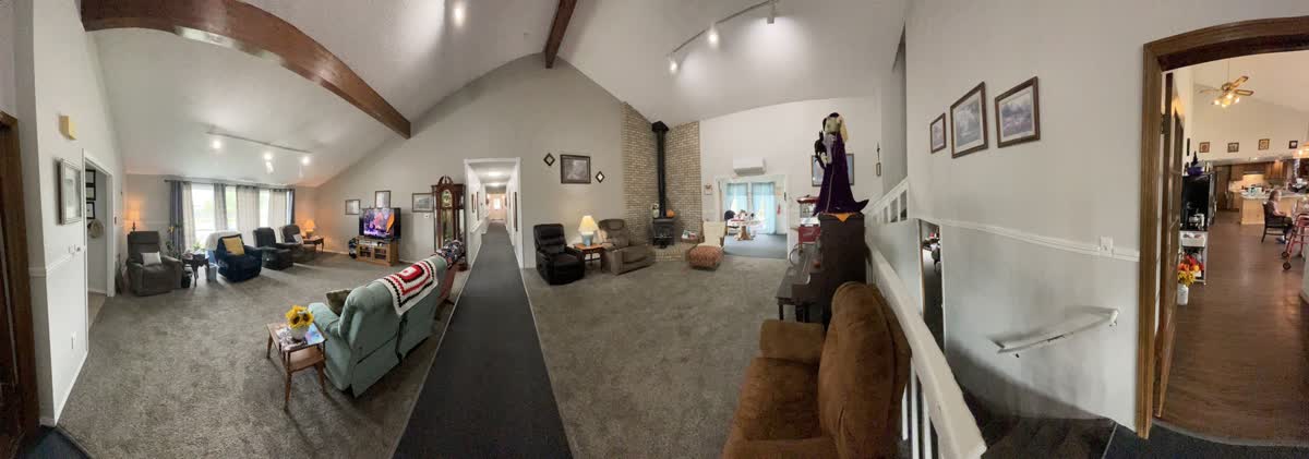 Panoramic view of Charleston at Keenesburg common room